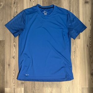 Nike Men's Dri-FIT Short Sleeve Tee in Vibrant Blue